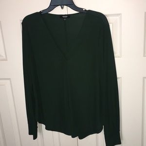 Dark green blouse